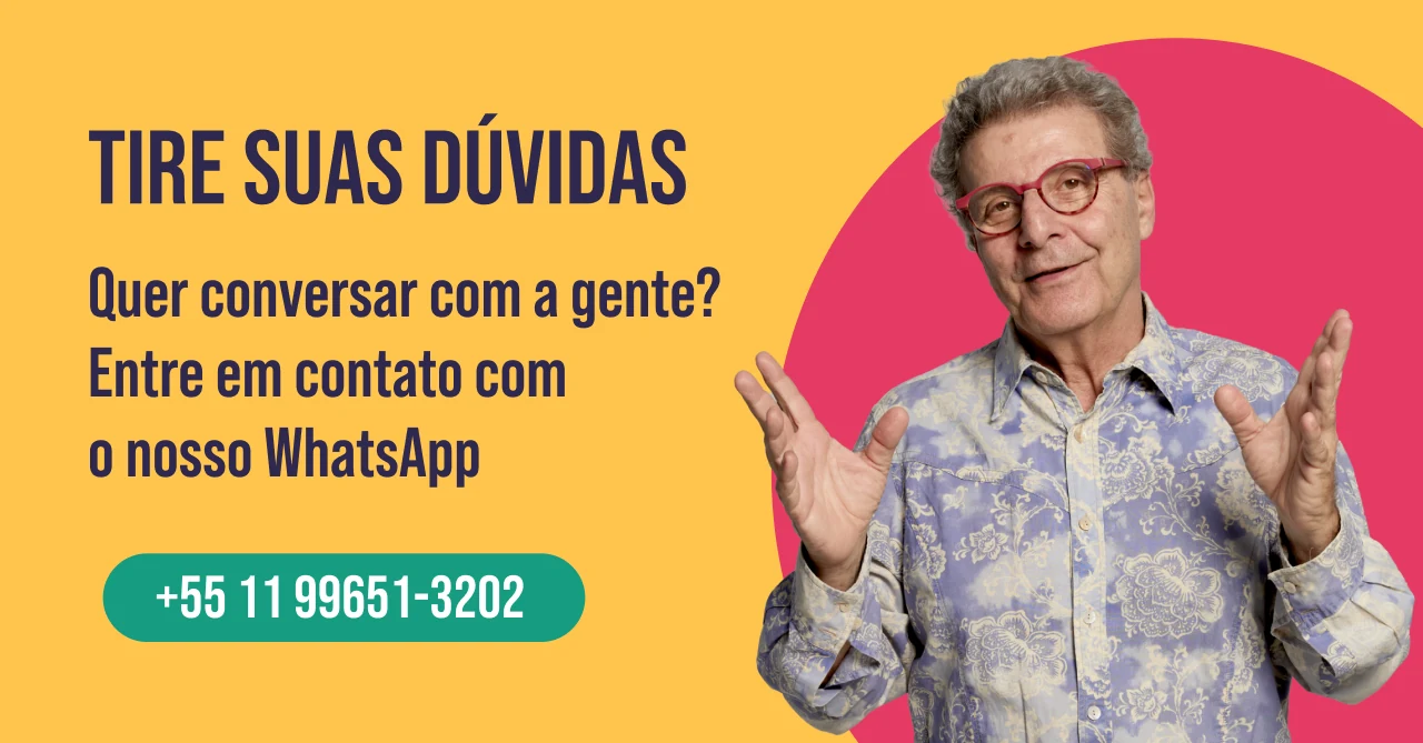 Tire suas dúvidas pelo WhatsApp: +55 11 99651-3202.