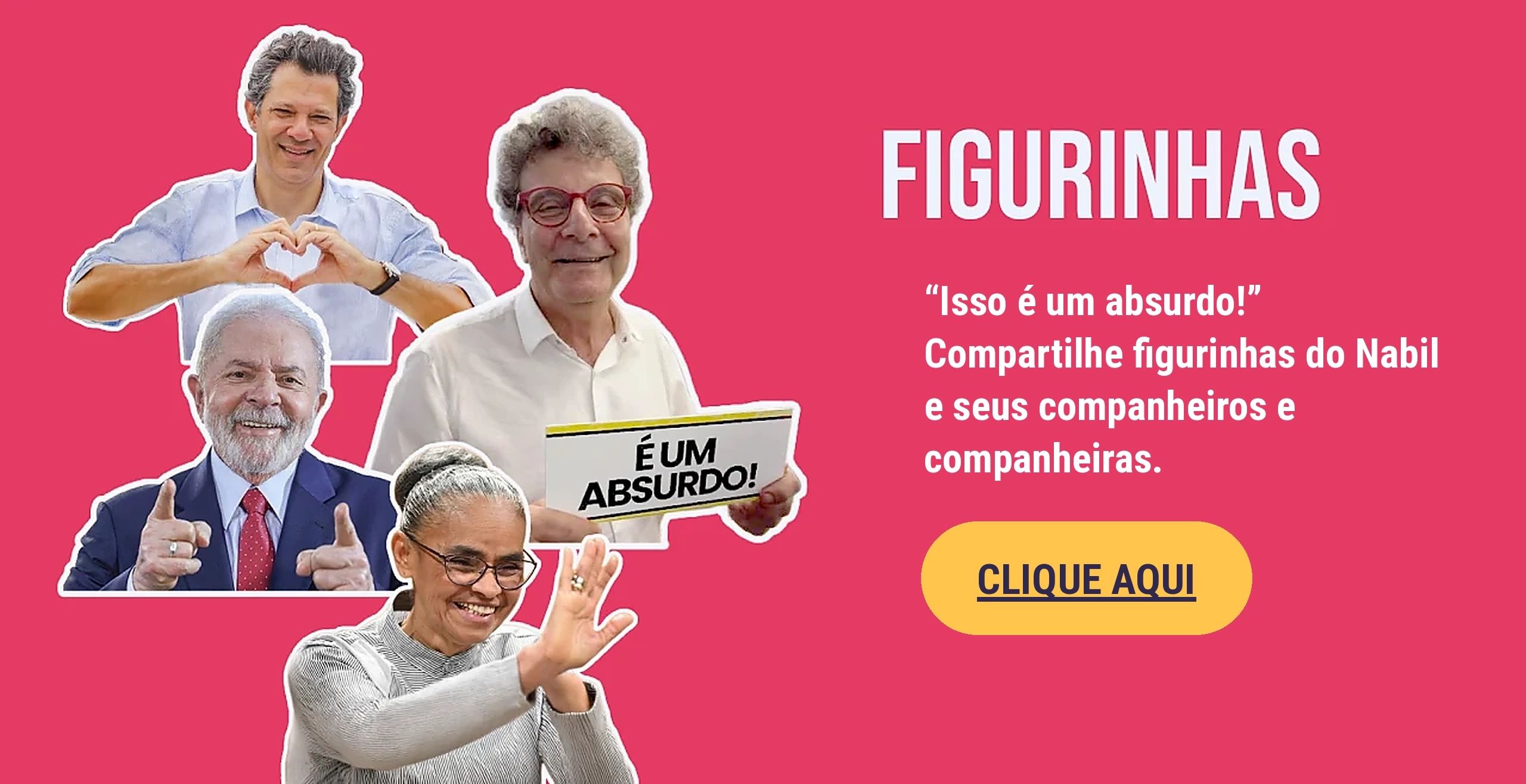 Figurinhas do Nabil: Isso é um absurdo! Compartilhe figurinhas do Nabil e seus companheiros e companheiras.