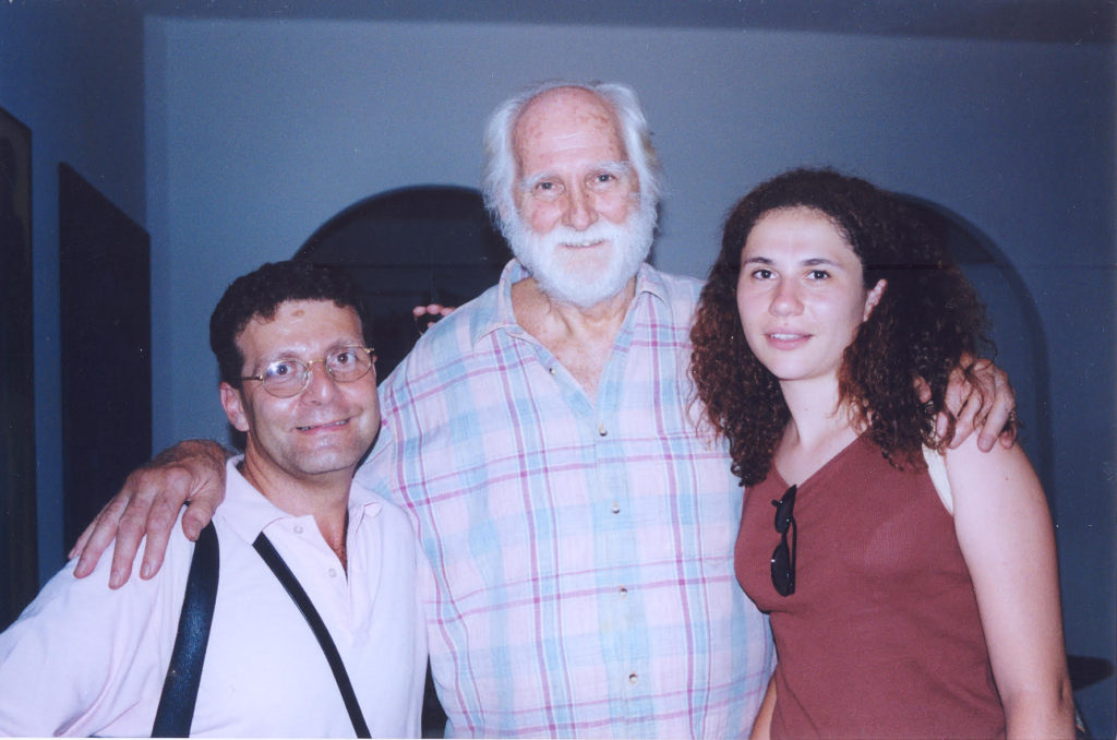 Nabil com o arquiteto Flávio Marinho Rego e a estudante de arquiteta e pesquisadora de iniciação científica Salua Manoel, Rio de Janeiro, 1997 (2)