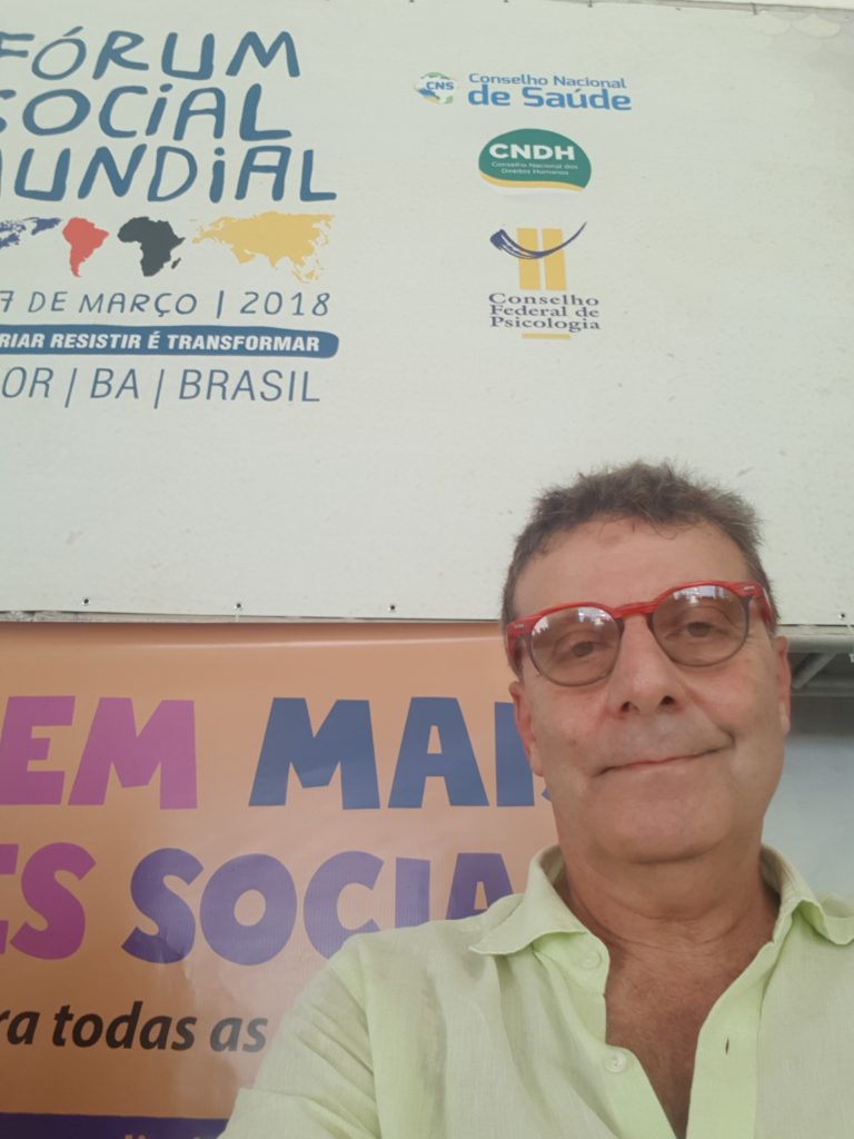Nabil no Fórum Social Mundial em Salvador (2018)